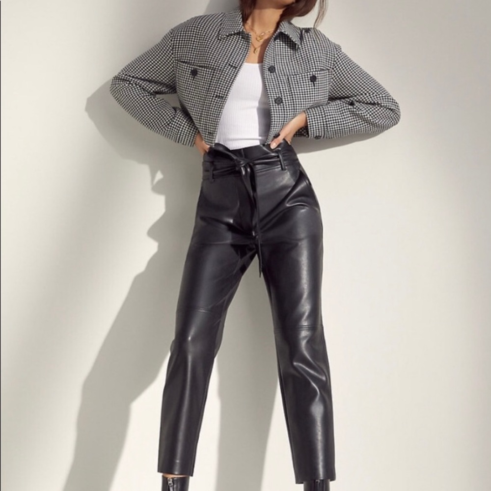 Aritzia Wilfred Vegan Leather Pants